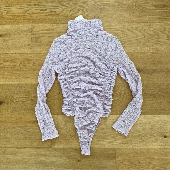 Free People Day N Night Lace Bodysuit in Lilac - Picture 2 of 8